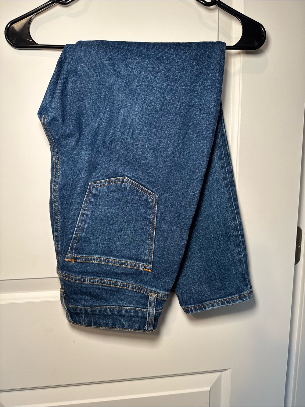 Abercrombie & Fitch Women's Straight Leg Blue Denim Jeans